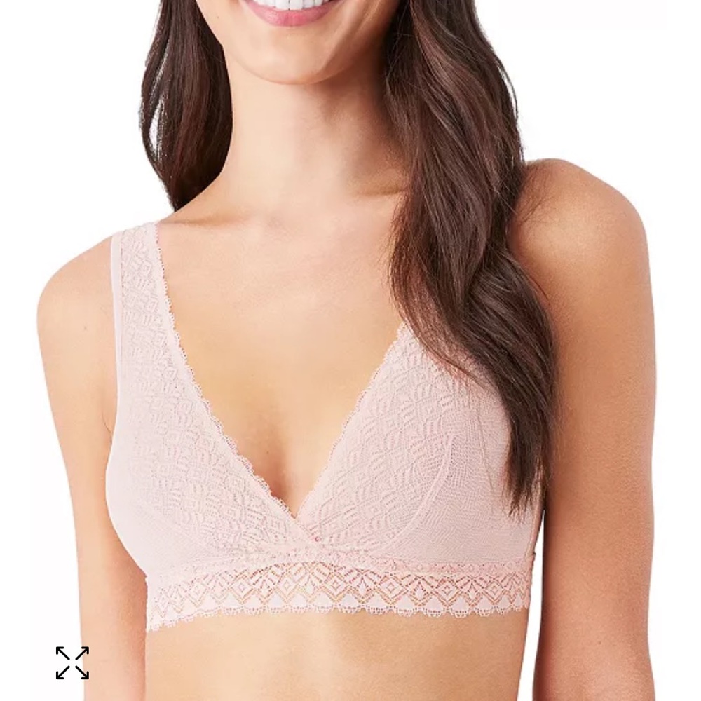 Wacoal b.tempt’d Net Perfection Bralette Blush Large